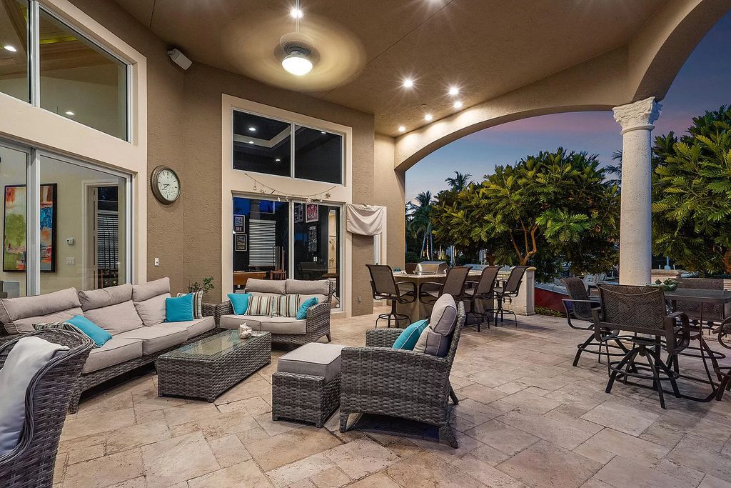 The Property in North Palm Beach, an ocean accessible estate boasts a grandeur yet exclusive lifestyle in one of North Palm Beach County's finest deep water private gated community is now available for sale. This home located at 768 Harbour Isles Way, North Palm Beach, Florida 