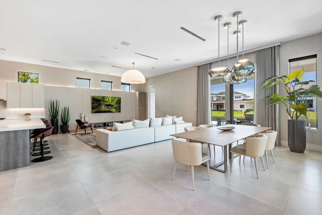 The Home in Boca Raton, the most exceptional home in Royal Palm Polo features luxurious wall coverings, custom built-ins and exquisite lighting is now available for sale. This home located at 7405 NW 27th Ave, Boca Raton, Florida
