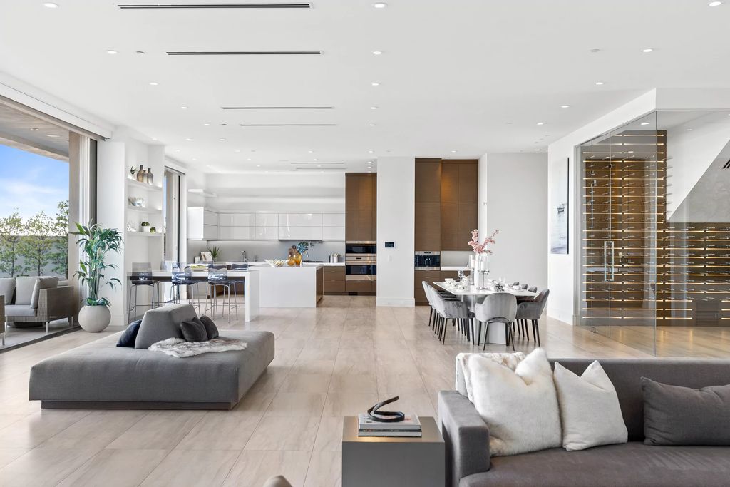 The Masterpiece in Las Vegas, a stunning contemporary home majestically perched within the prestigious guard-gated Spanish Hills offering some of the best Las Vegas Strip views. This home located at 5198 Scenic Ridge Dr, Las Vegas, Nevada.
