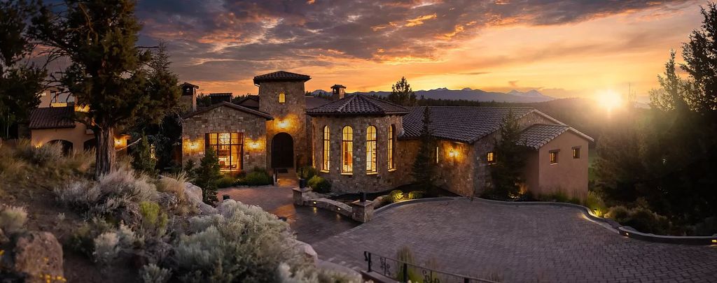 The Estate in Bend offers gourmet kitchen, primary wing, home gym and an expansive outdoor space, now available for sale. This home located at 1746 Wild Rye Cir, Bend, Oregon