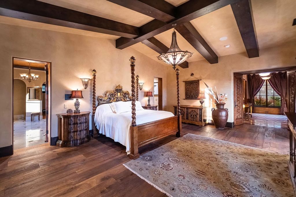 The Estate in Bend offers gourmet kitchen, primary wing, home gym and an expansive outdoor space, now available for sale. This home located at 1746 Wild Rye Cir, Bend, Oregon