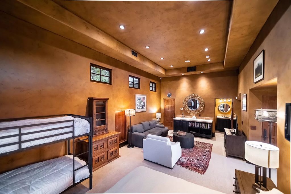 The Estate in Bend offers gourmet kitchen, primary wing, home gym and an expansive outdoor space, now available for sale. This home located at 1746 Wild Rye Cir, Bend, Oregon