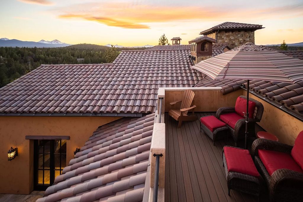 The Estate in Bend offers gourmet kitchen, primary wing, home gym and an expansive outdoor space, now available for sale. This home located at 1746 Wild Rye Cir, Bend, Oregon