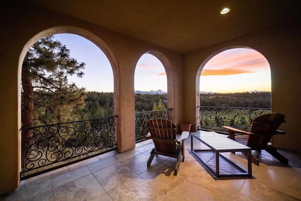 The Estate in Bend offers gourmet kitchen, primary wing, home gym and an expansive outdoor space, now available for sale. This home located at 1746 Wild Rye Cir, Bend, Oregon