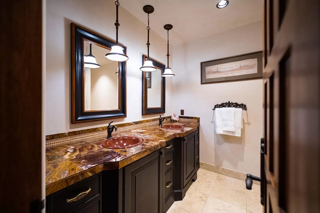 The Estate in Bend offers gourmet kitchen, primary wing, home gym and an expansive outdoor space, now available for sale. This home located at 1746 Wild Rye Cir, Bend, Oregon