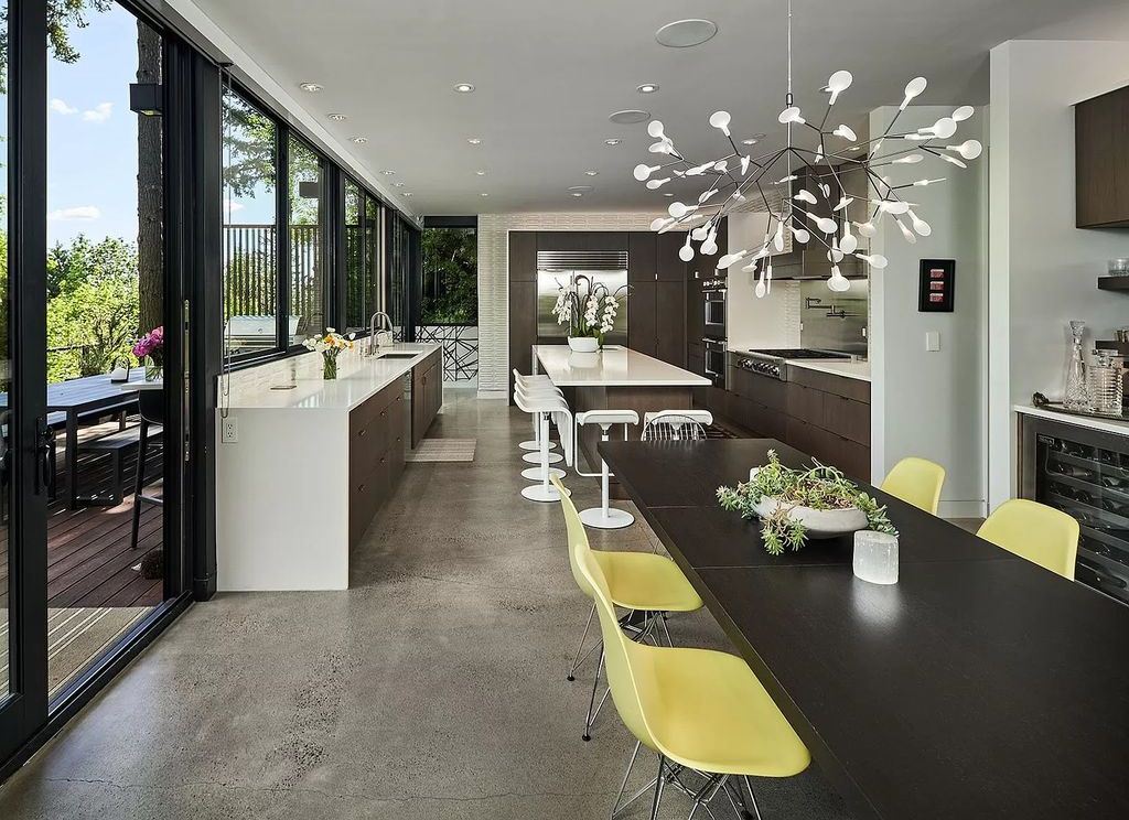 The Home in Portland is a true modern masterpiece designed by Craig Wollen, now available for sale. This home located at 4112 SW Greenhills Way, Portland, Oregon