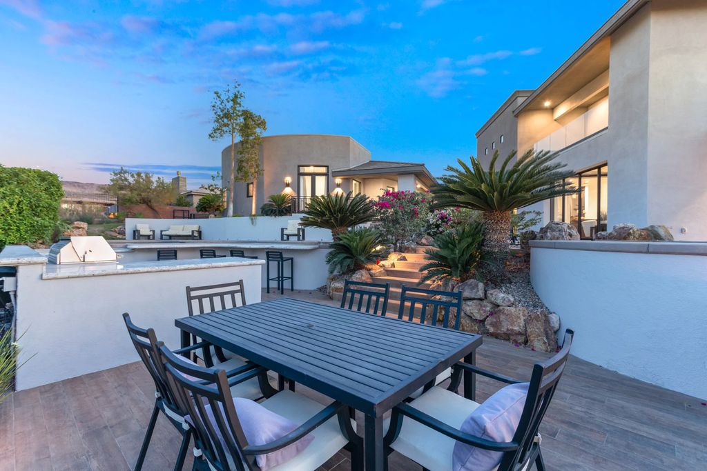 The Henderson Home, a newly renovated double-gated residence spotlights high ceilings, curved staircases, an open floor plan and an amazing outdoor area is now available for sale. This home located at 578 Lairmont Pl, Henderson, Nevada