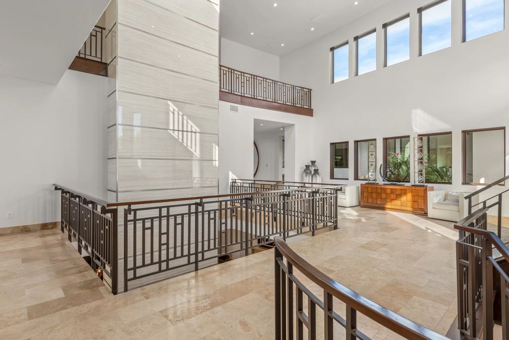 The Henderson Home, a newly renovated double-gated residence spotlights high ceilings, curved staircases, an open floor plan and an amazing outdoor area is now available for sale. This home located at 578 Lairmont Pl, Henderson, Nevada
