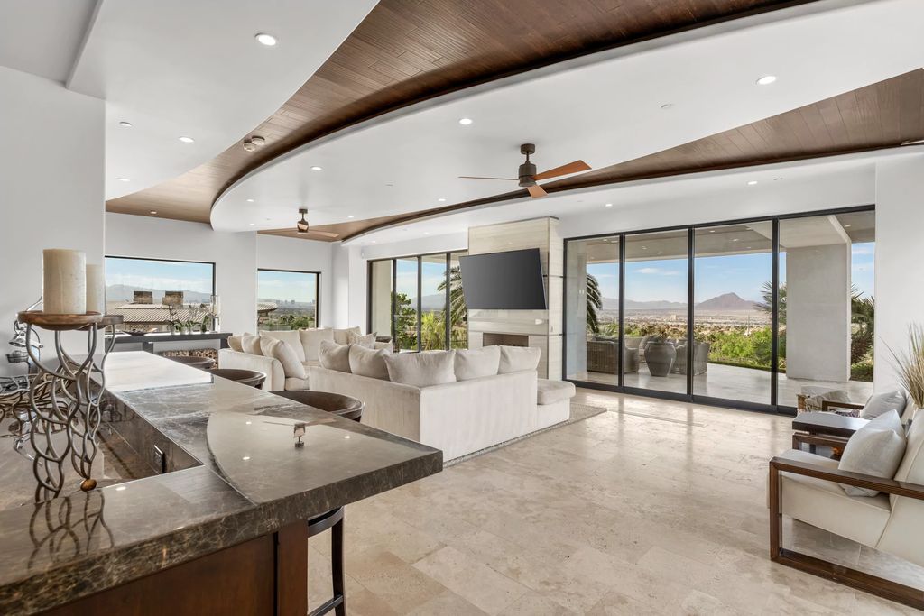 Enjoy Sweeping 360 degree Views of The Las Vegas Skyline from This 9000000 Spectacular Henderson Home 9
