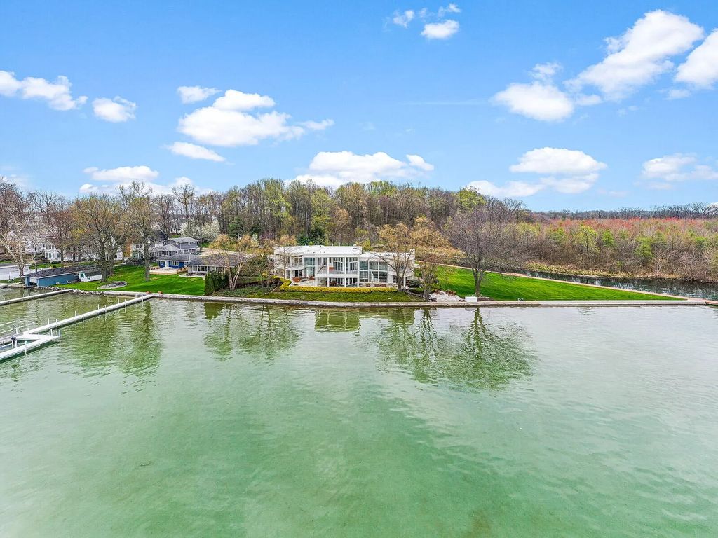 The House in Cassopolis has a Luxury Miami Vibe and a well-designed floor plan with separate split upper levels, now available for sale. This home located at 62234 Carlton Dr, Cassopolis, Michigan