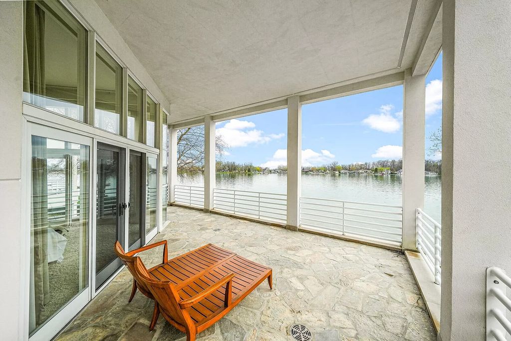 The House in Cassopolis has a Luxury Miami Vibe and a well-designed floor plan with separate split upper levels, now available for sale. This home located at 62234 Carlton Dr, Cassopolis, Michigan