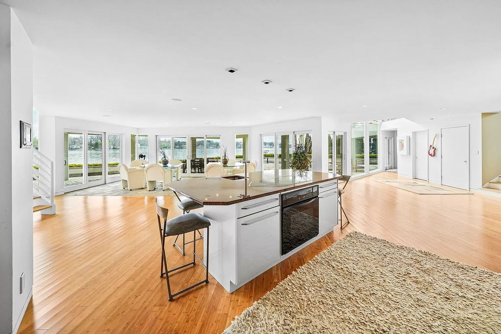 The House in Cassopolis has a Luxury Miami Vibe and a well-designed floor plan with separate split upper levels, now available for sale. This home located at 62234 Carlton Dr, Cassopolis, Michigan