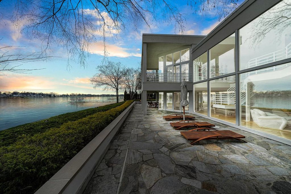 The House in Cassopolis has a Luxury Miami Vibe and a well-designed floor plan with separate split upper levels, now available for sale. This home located at 62234 Carlton Dr, Cassopolis, Michigan