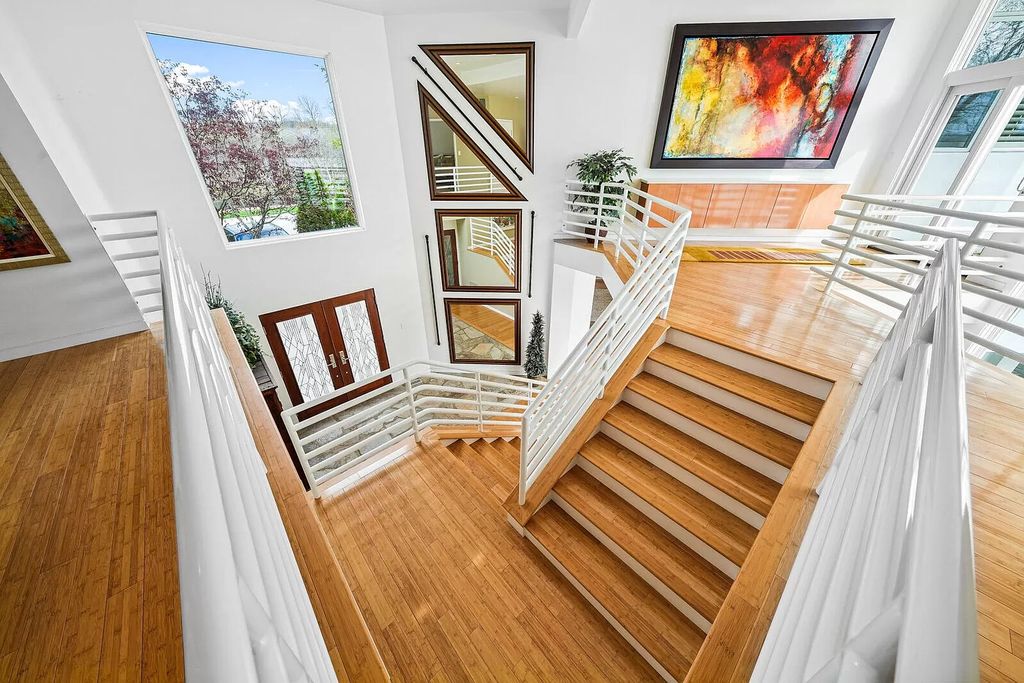 The House in Cassopolis has a Luxury Miami Vibe and a well-designed floor plan with separate split upper levels, now available for sale. This home located at 62234 Carlton Dr, Cassopolis, Michigan