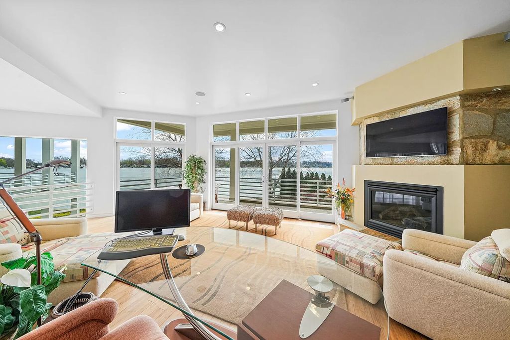 The House in Cassopolis has a Luxury Miami Vibe and a well-designed floor plan with separate split upper levels, now available for sale. This home located at 62234 Carlton Dr, Cassopolis, Michigan