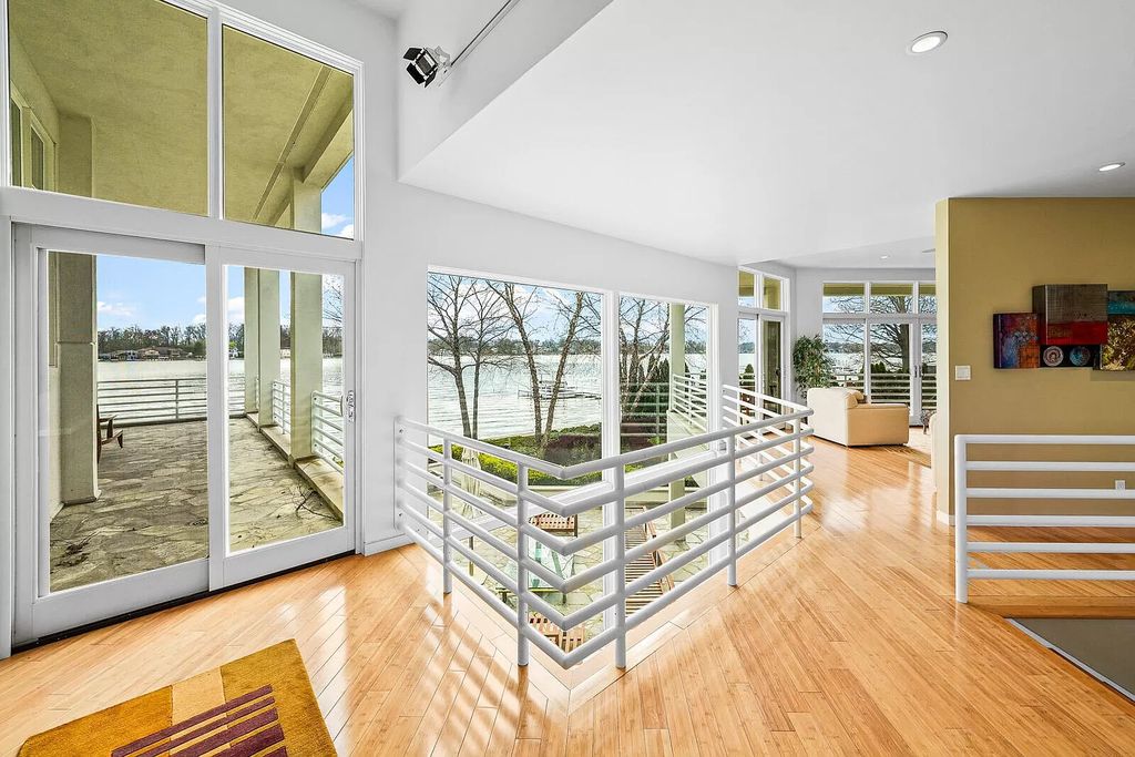 The House in Cassopolis has a Luxury Miami Vibe and a well-designed floor plan with separate split upper levels, now available for sale. This home located at 62234 Carlton Dr, Cassopolis, Michigan