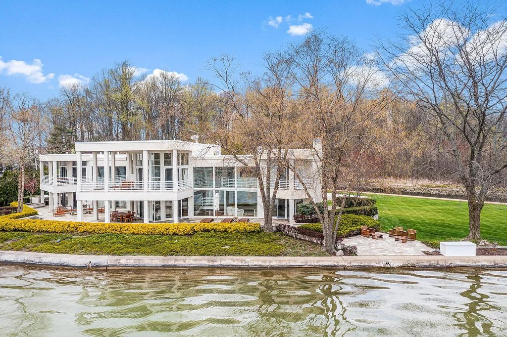 The House in Cassopolis has a Luxury Miami Vibe and a well-designed floor plan with separate split upper levels, now available for sale. This home located at 62234 Carlton Dr, Cassopolis, Michigan