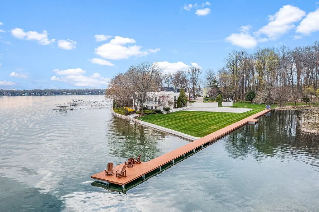 The House in Cassopolis has a Luxury Miami Vibe and a well-designed floor plan with separate split upper levels, now available for sale. This home located at 62234 Carlton Dr, Cassopolis, Michigan