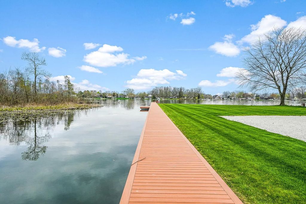 The House in Cassopolis has a Luxury Miami Vibe and a well-designed floor plan with separate split upper levels, now available for sale. This home located at 62234 Carlton Dr, Cassopolis, Michigan