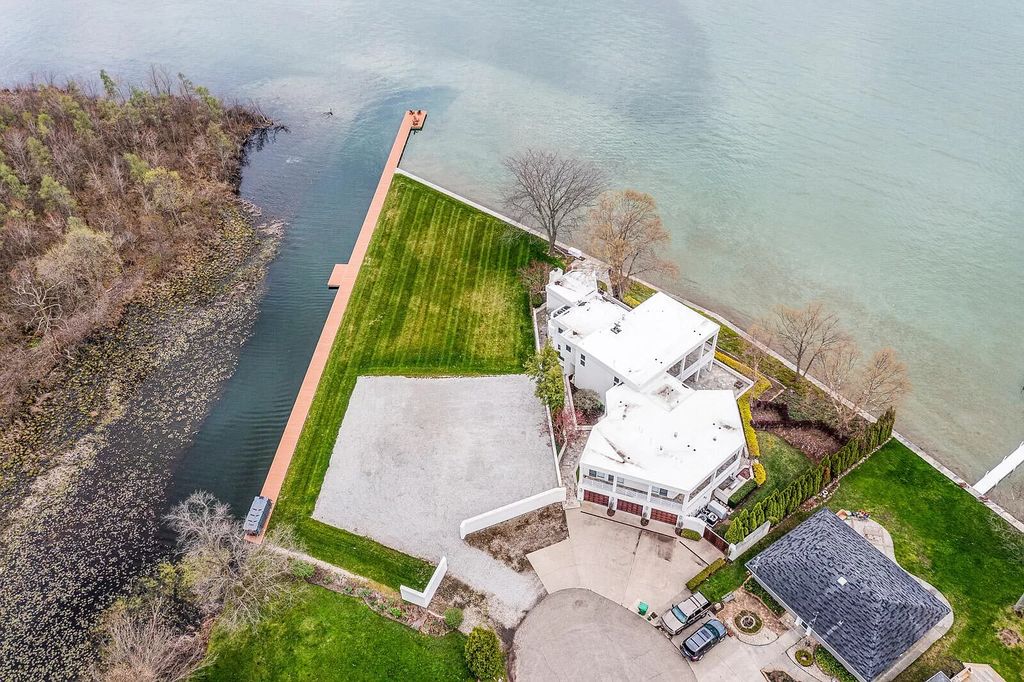 The House in Cassopolis has a Luxury Miami Vibe and a well-designed floor plan with separate split upper levels, now available for sale. This home located at 62234 Carlton Dr, Cassopolis, Michigan