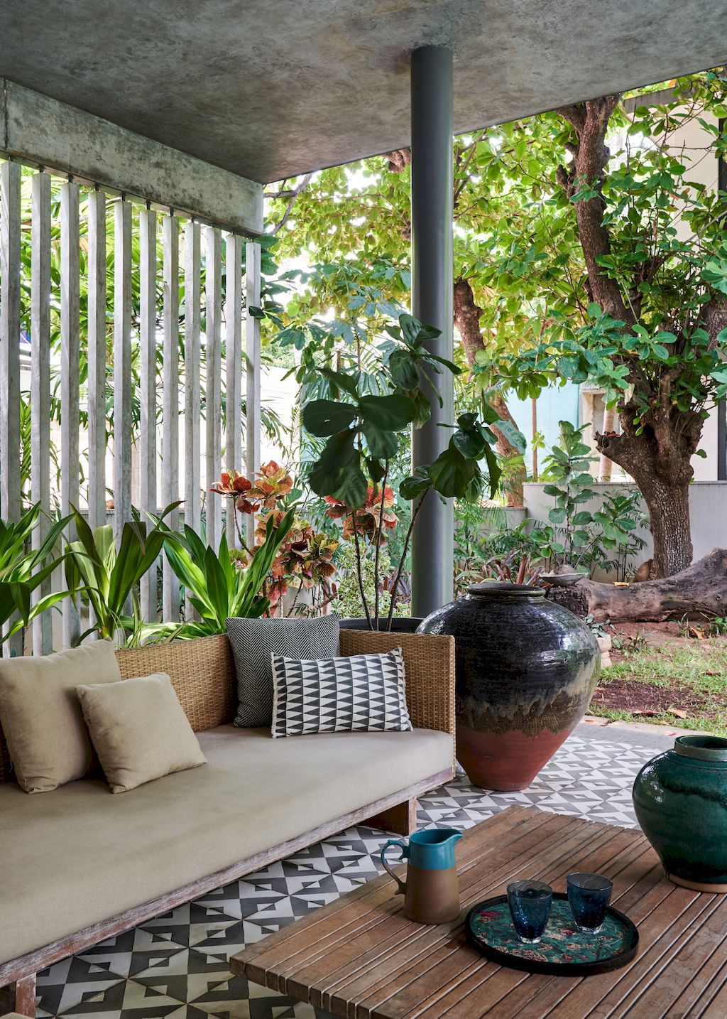 Raintree House a climate responsive Chennai home by Khosla Associates 16