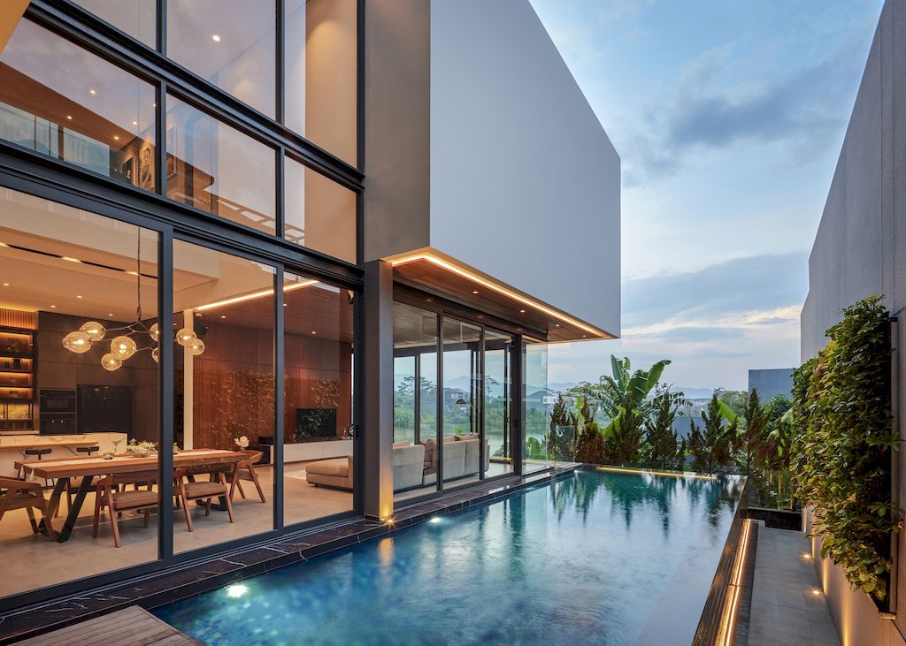 SS House with Semi resort Concept for Weekend Retreat by Rakta Studio 20