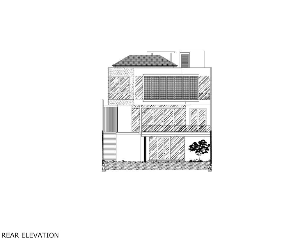 SS House with Semi resort Concept for Weekend Retreat by Rakta Studio 6
