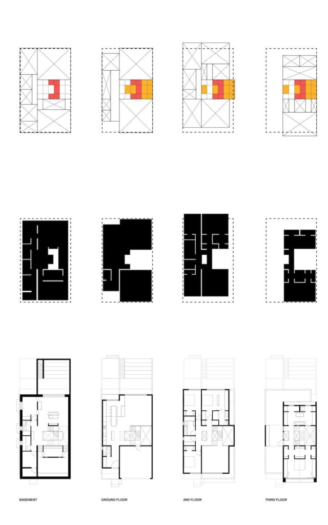 Stack House a playful expression of horizontal volumes by Atelier RZLBD 4