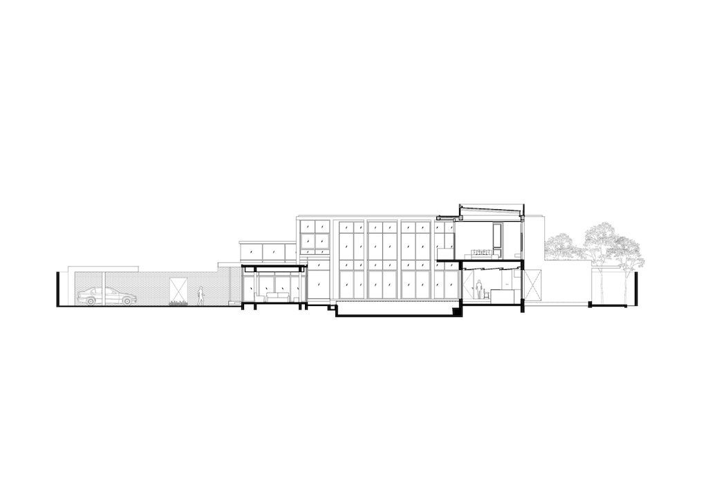 TT residence with a Central Glass fronted Swimming Pool by FLAT12x 4