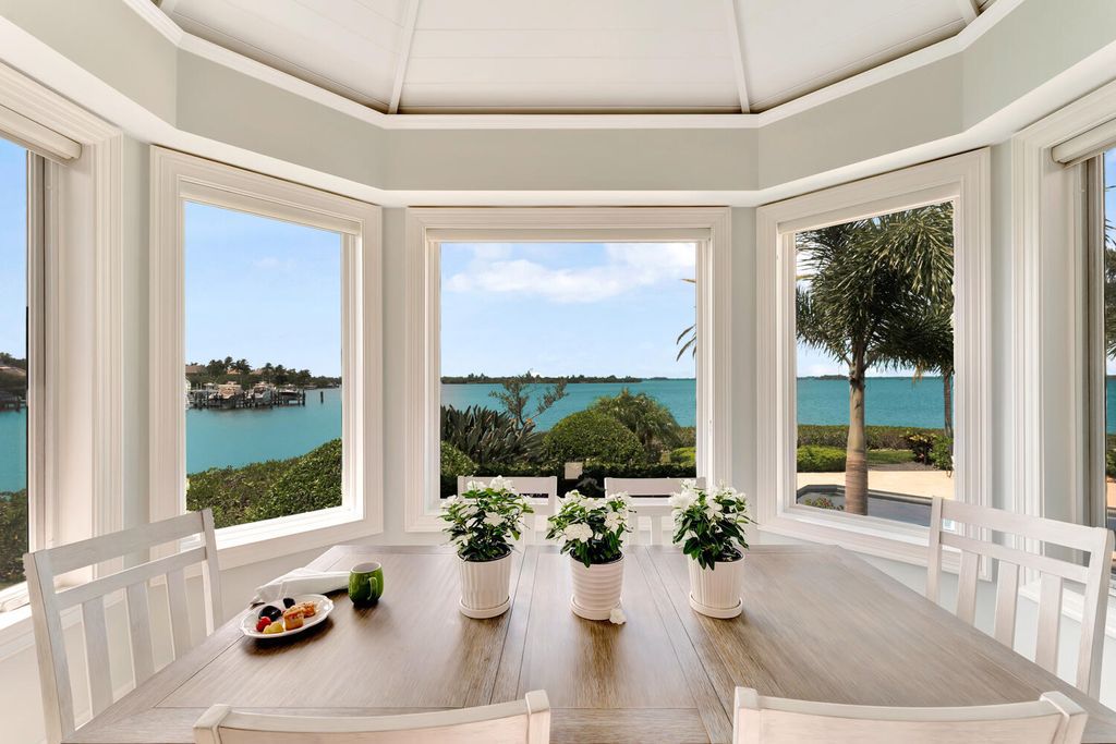 The Home in Vero Beach is a distinguished residence situated on a cul-de-sac point with 270 degrees of unobstructed intracoastal views now available for sale. This home located at 210 Osprey Ct, Vero Beach, Florida