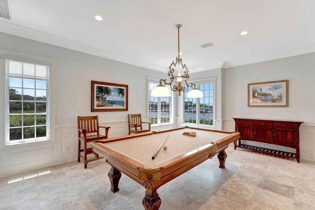 The Home in Vero Beach is a distinguished residence situated on a cul-de-sac point with 270 degrees of unobstructed intracoastal views now available for sale. This home located at 210 Osprey Ct, Vero Beach, Florida