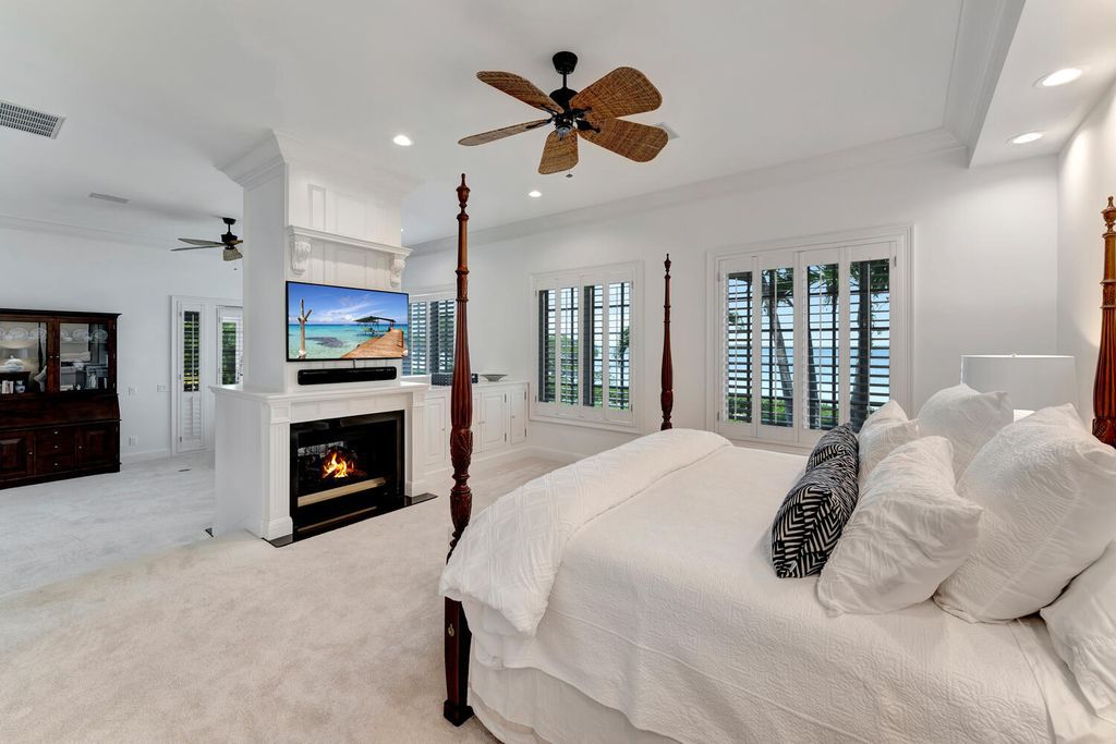 The Home in Vero Beach is a distinguished residence situated on a cul-de-sac point with 270 degrees of unobstructed intracoastal views now available for sale. This home located at 210 Osprey Ct, Vero Beach, Florida