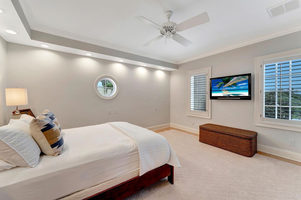 The Home in Vero Beach is a distinguished residence situated on a cul-de-sac point with 270 degrees of unobstructed intracoastal views now available for sale. This home located at 210 Osprey Ct, Vero Beach, Florida
