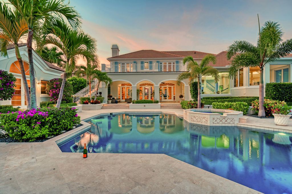 The Home in Vero Beach is a distinguished residence situated on a cul-de-sac point with 270 degrees of unobstructed intracoastal views now available for sale. This home located at 210 Osprey Ct, Vero Beach, Florida