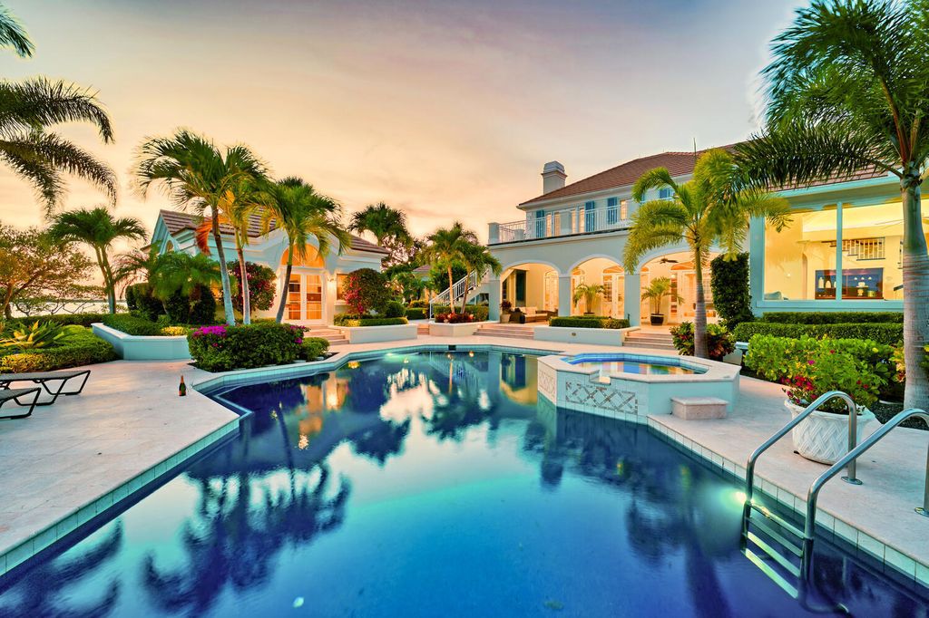 The Home in Vero Beach is a distinguished residence situated on a cul-de-sac point with 270 degrees of unobstructed intracoastal views now available for sale. This home located at 210 Osprey Ct, Vero Beach, Florida