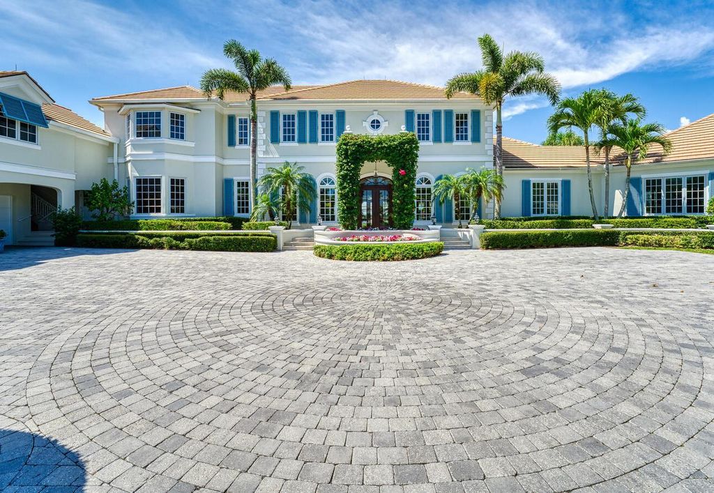 The Home in Vero Beach is a distinguished residence situated on a cul-de-sac point with 270 degrees of unobstructed intracoastal views now available for sale. This home located at 210 Osprey Ct, Vero Beach, Florida