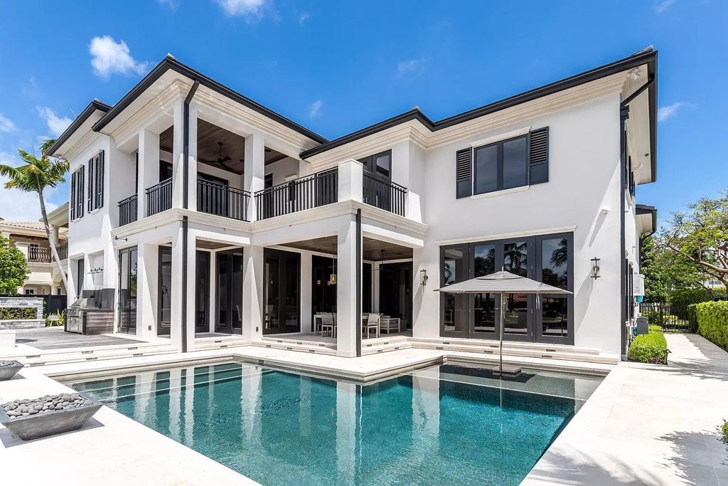 The Home in Boca Raton, a spectacularly custom crafted contemporary waterfront estate boasting exceptional indoor-outdoor living is now available for sale. This home located at 550 Golden Harbour Dr, Boca Raton, Florida