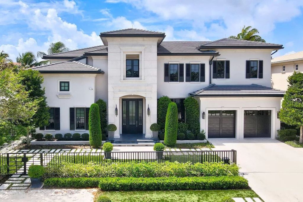 The Home in Boca Raton, a spectacularly custom crafted contemporary waterfront estate boasting exceptional indoor-outdoor living is now available for sale. This home located at 550 Golden Harbour Dr, Boca Raton, Florida