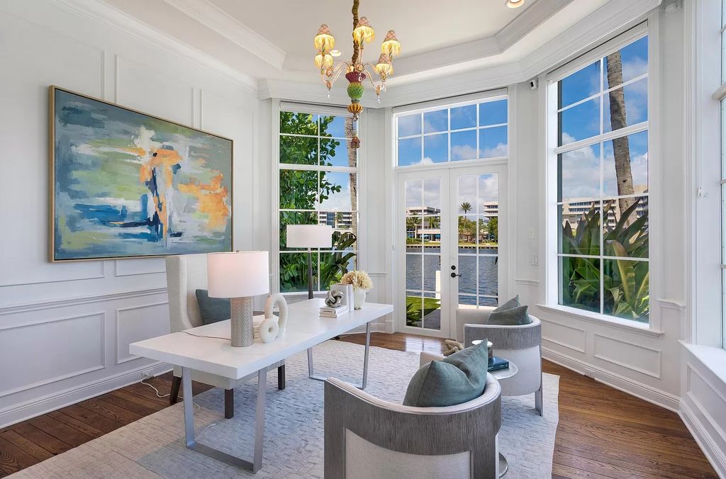 The Estate in Delray Beach, an architectural masterpiece on a cul-de-sac street in the sought-after Seagate area maintaining the highest levels is now available for sale. This home located at 1003 Rhodes Villa Ave, Delray Beach, Florida