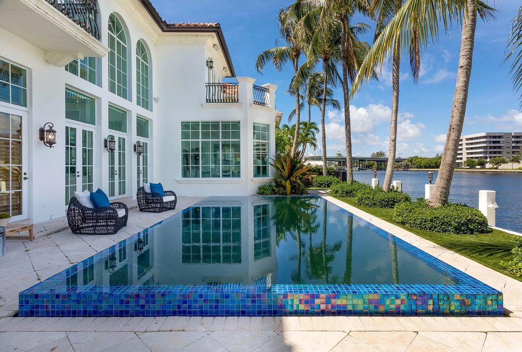 The Estate in Delray Beach, an architectural masterpiece on a cul-de-sac street in the sought-after Seagate area maintaining the highest levels is now available for sale. This home located at 1003 Rhodes Villa Ave, Delray Beach, Florida