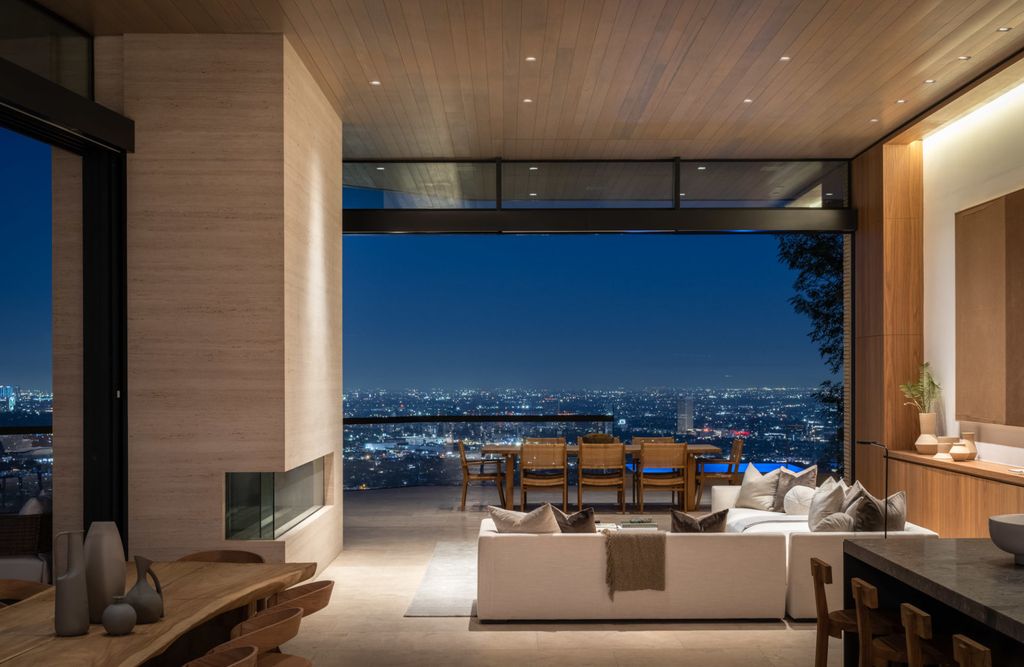 The Home in Los Angeles is a brand new modern mansion designed by Vantage Design Group features the finest finishes, incredible volume, and jetliner views now available for sale. This home located at 11630 Moraga Ln, Los Angeles, California