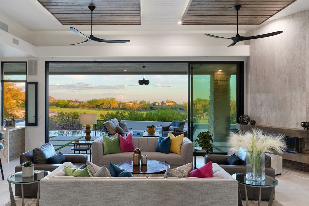 The Home in Scottsdale is a completely remodeled and furnished contemporary is situated along the picturesque 6th fairway with stunning golf course and mountain views now available for sale. This home located at 10040 E Happy Valley Rd UNIT 278, Scottsdale, Arizona;