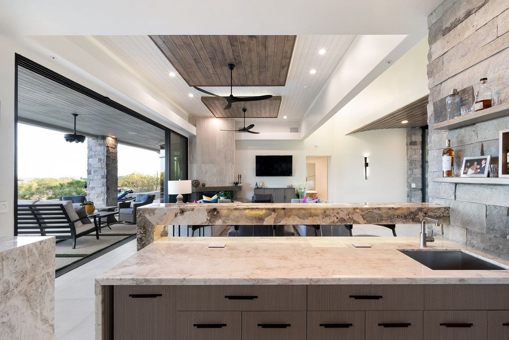 The Home in Scottsdale is a completely remodeled and furnished contemporary is situated along the picturesque 6th fairway with stunning golf course and mountain views now available for sale. This home located at 10040 E Happy Valley Rd UNIT 278, Scottsdale, Arizona;