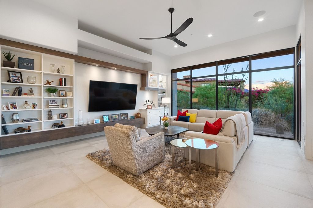 The Home in Scottsdale is a completely remodeled and furnished contemporary is situated along the picturesque 6th fairway with stunning golf course and mountain views now available for sale. This home located at 10040 E Happy Valley Rd UNIT 278, Scottsdale, Arizona;