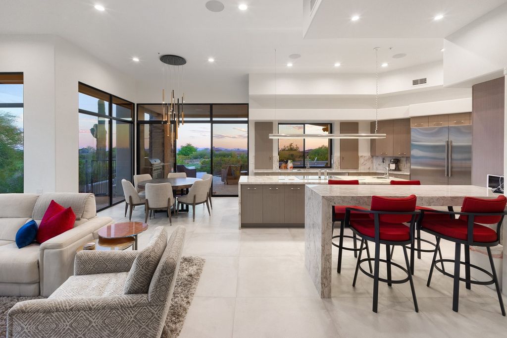 The Home in Scottsdale is a completely remodeled and furnished contemporary is situated along the picturesque 6th fairway with stunning golf course and mountain views now available for sale. This home located at 10040 E Happy Valley Rd UNIT 278, Scottsdale, Arizona;