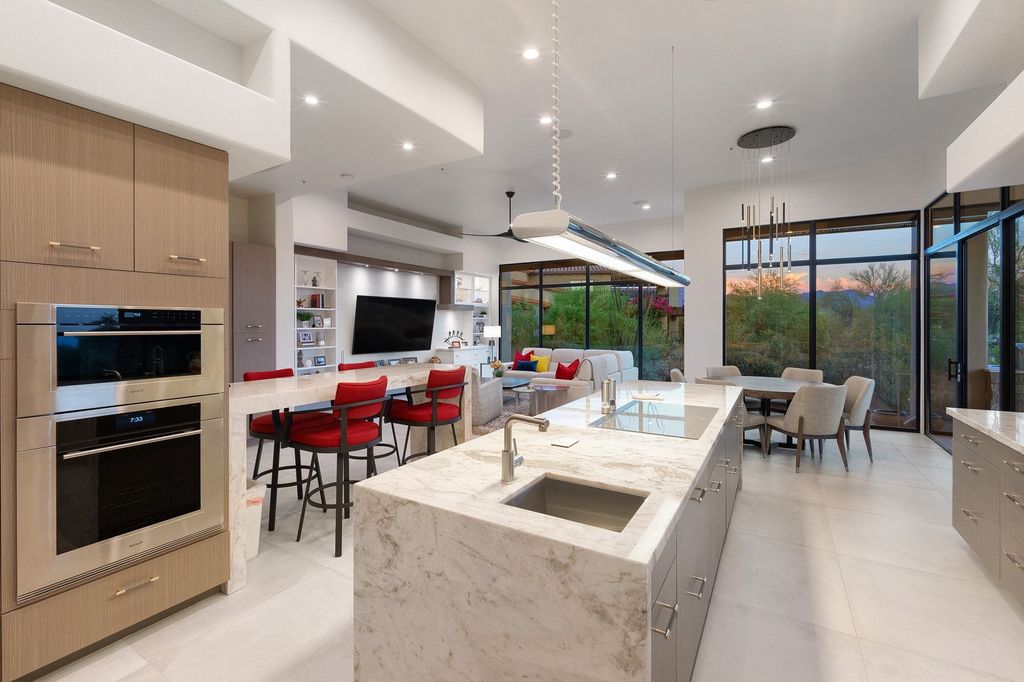 The Home in Scottsdale is a completely remodeled and furnished contemporary is situated along the picturesque 6th fairway with stunning golf course and mountain views now available for sale. This home located at 10040 E Happy Valley Rd UNIT 278, Scottsdale, Arizona;
