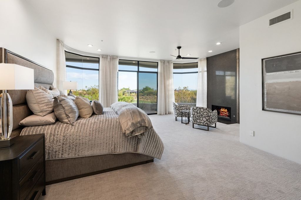 The Home in Scottsdale is a completely remodeled and furnished contemporary is situated along the picturesque 6th fairway with stunning golf course and mountain views now available for sale. This home located at 10040 E Happy Valley Rd UNIT 278, Scottsdale, Arizona;