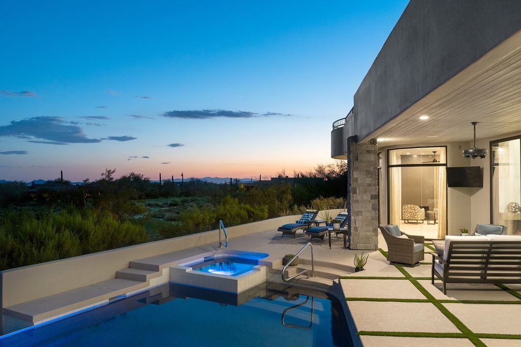 The Home in Scottsdale is a completely remodeled and furnished contemporary is situated along the picturesque 6th fairway with stunning golf course and mountain views now available for sale. This home located at 10040 E Happy Valley Rd UNIT 278, Scottsdale, Arizona;
