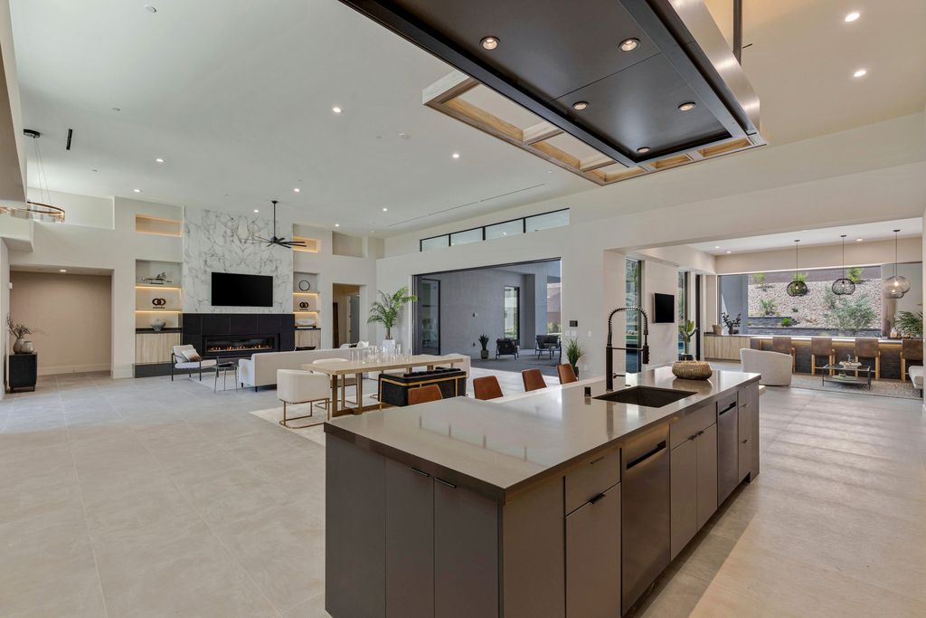 The Home in Las Vegas is a Brand new modern single-story dream compound within minutes from the Lone Mountain regional and equestrian park and the shops at Downtown Summerlin now available for sale. This home located at 4261 N Grand Canyon Dr, Las Vegas, Nevada