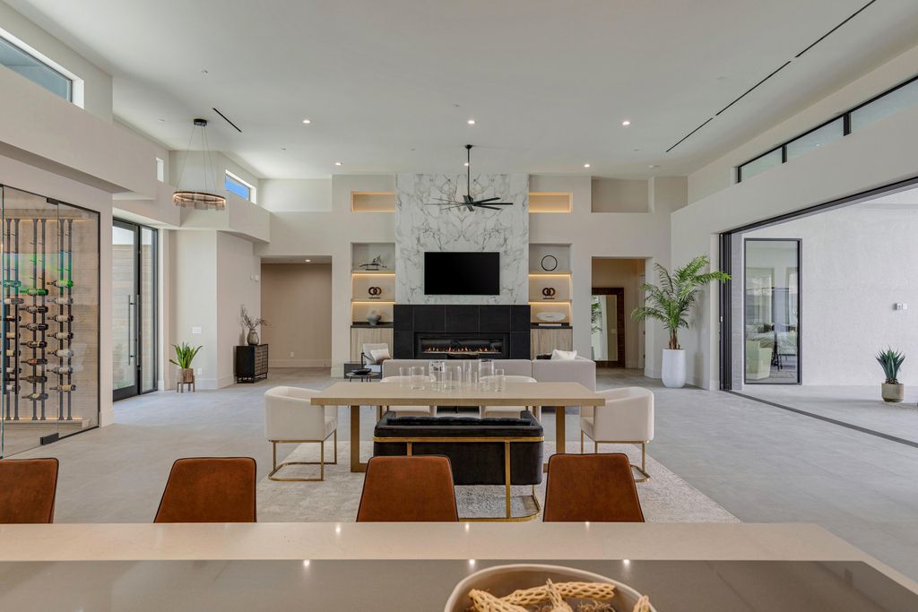 The Home in Las Vegas is a Brand new modern single-story dream compound within minutes from the Lone Mountain regional and equestrian park and the shops at Downtown Summerlin now available for sale. This home located at 4261 N Grand Canyon Dr, Las Vegas, Nevada